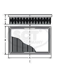 SCT GERMANY sb2336 -  SCT SB 2336 ВОЗДУШНЫЙ ФИЛЬТР SB2336